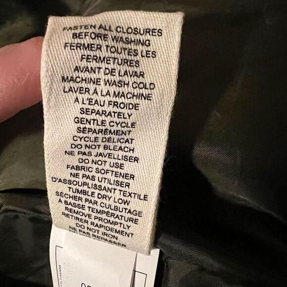 Maralyn & Me Juniors' Faux-Fur Trim Hooded Puffer Coat Olive Green XXL NWT - Picture 9 of 10